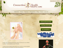 Tablet Screenshot of connection2health.com